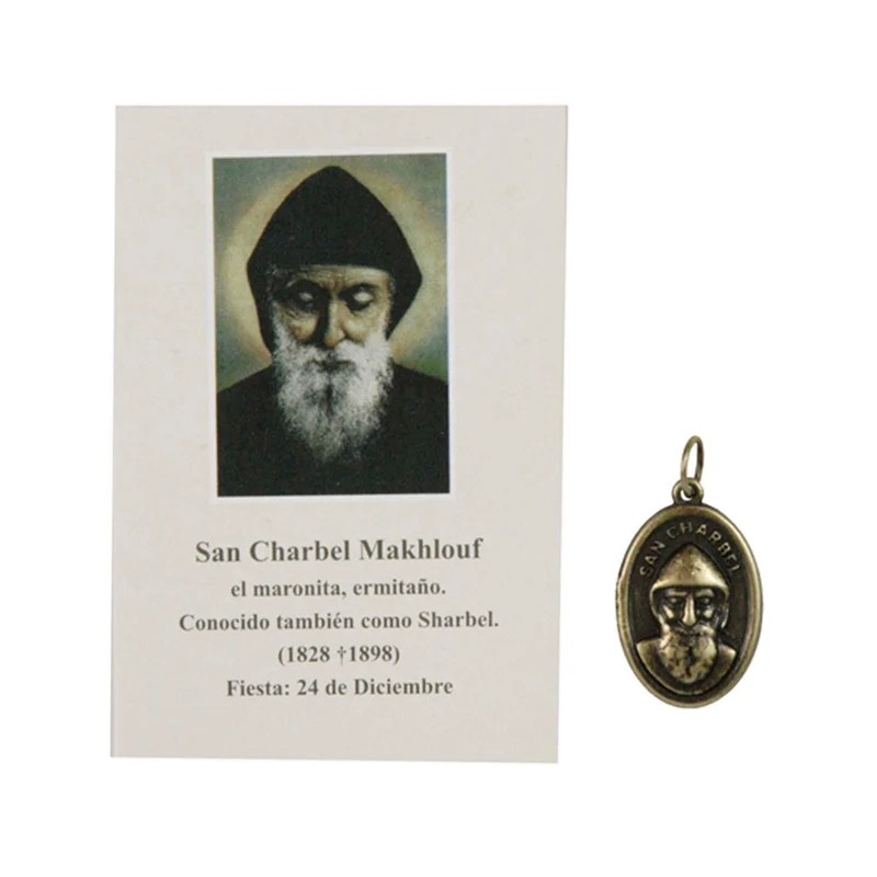 Art.2174 Medalla San Charbel 16x21mm 3pz