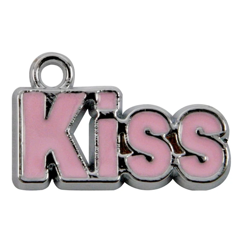 Art.1865 Dije Kiss Color 20x13mm 6pz