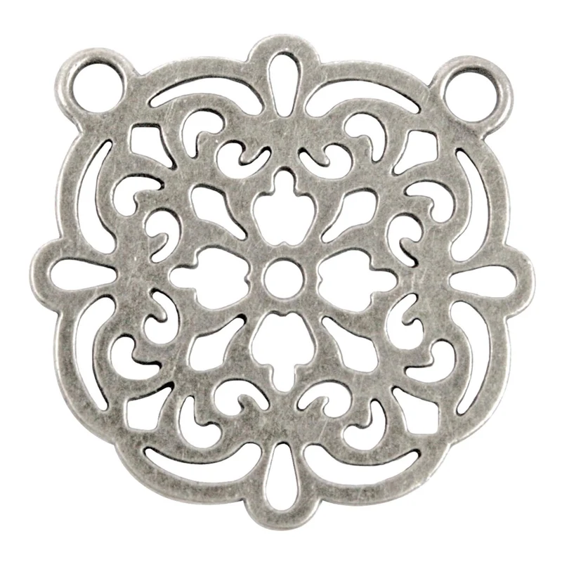 Art.1835 Dije De Metal Grande 43mm 2pz