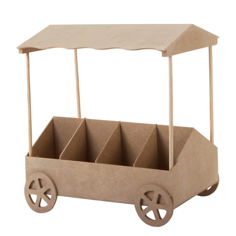 Art.1810 Carrito Chico 8 Divisiones 32x30x19cm 1pz
