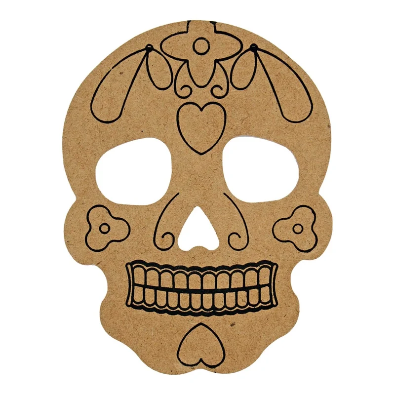 Art.1372 Contorno Calavera Impresa 23cm 1pz