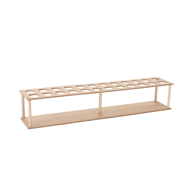 Art.1207 Base Rectangular 24 Perforaciones 6.5x37x7cm 1pz