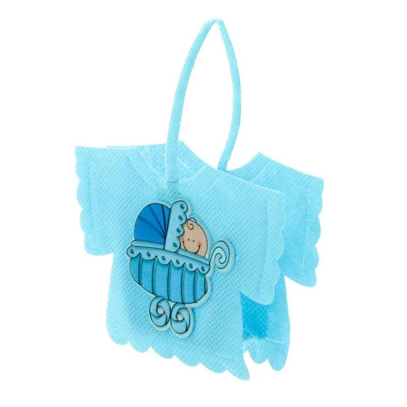 Art.11386 Bolsa/Dulcero Baby Tela 11x13cm 6pz
