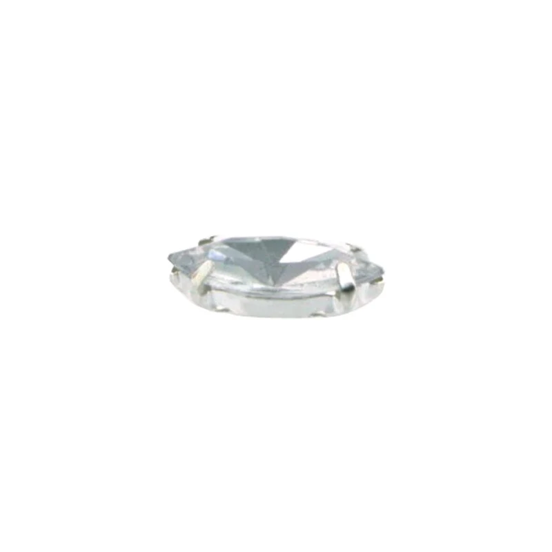 Art.11267 Piedra Acrílica Con Casquillo Navette 7x15mm 100pz