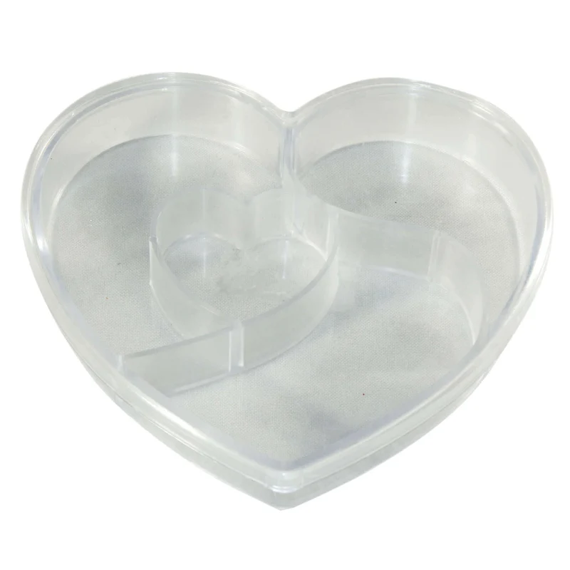 Art.10580 Caja De Acrílico Corazón 14.3cm 1pz