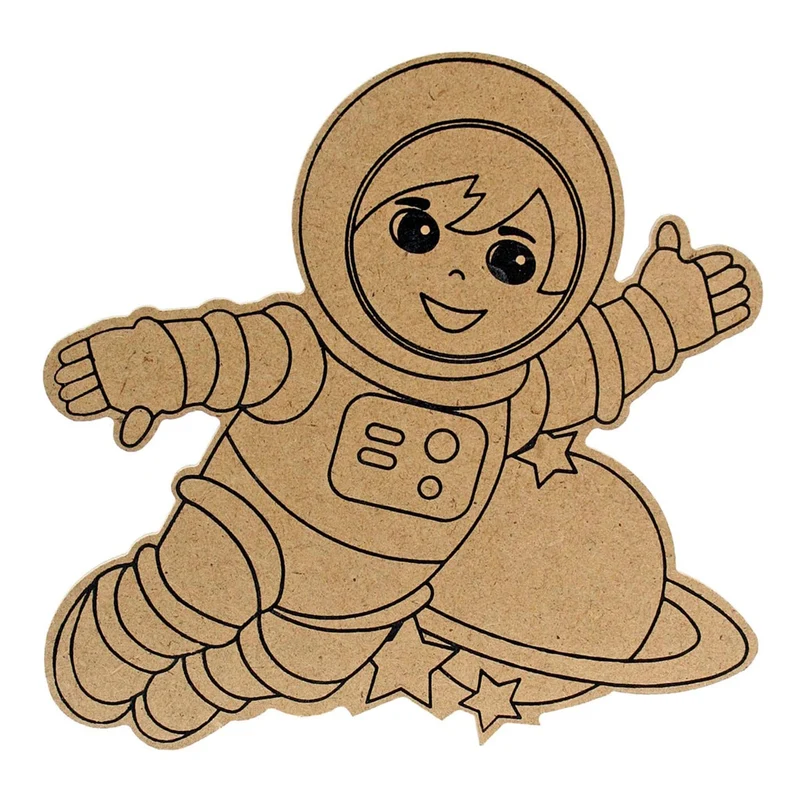 Art.1043 Contorno Astronauta 20x16cm 1pz