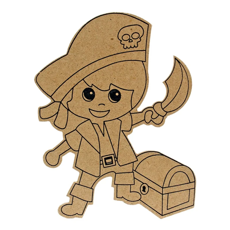 Art.1031 Contorno Pirata 20x16cm 1pz