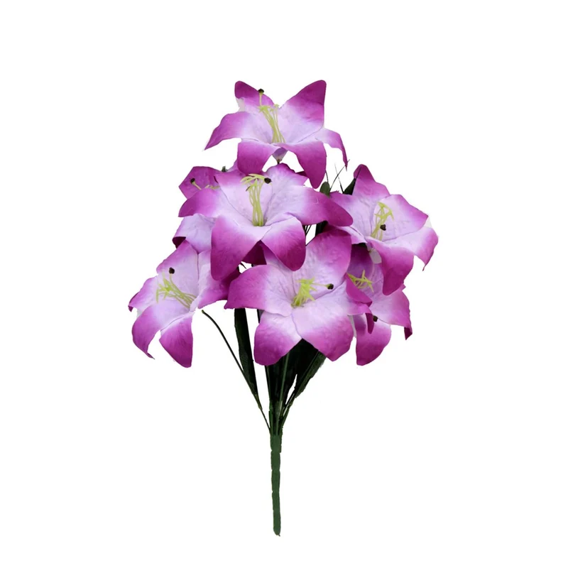 Art.2211 Ramo Fino Lily Micro Peach X7 53cm 1pz