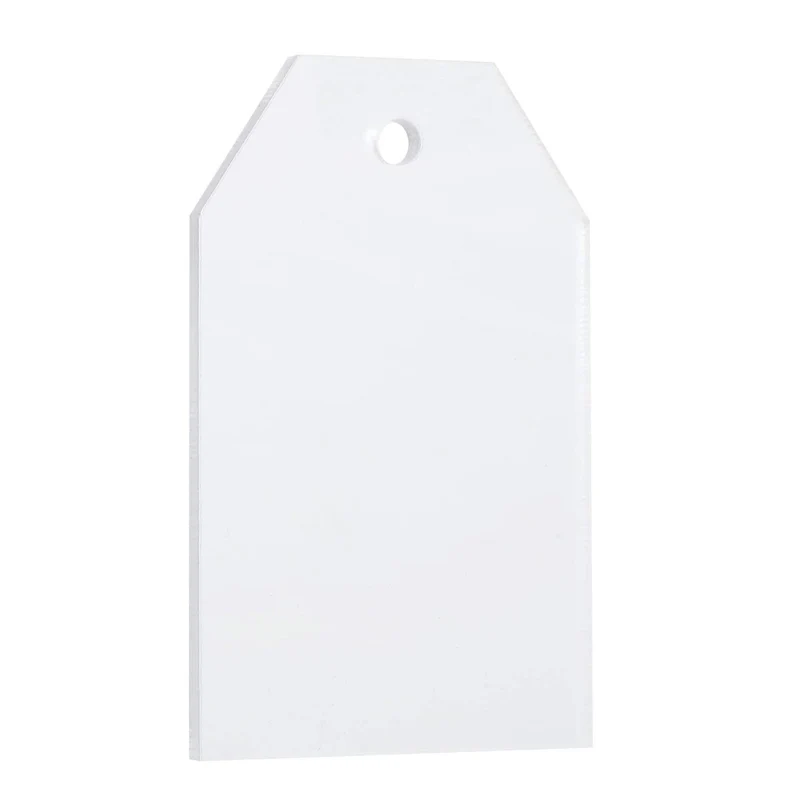 Art.6606 Tag Acrílico Grande 6.5x4cm 1pz