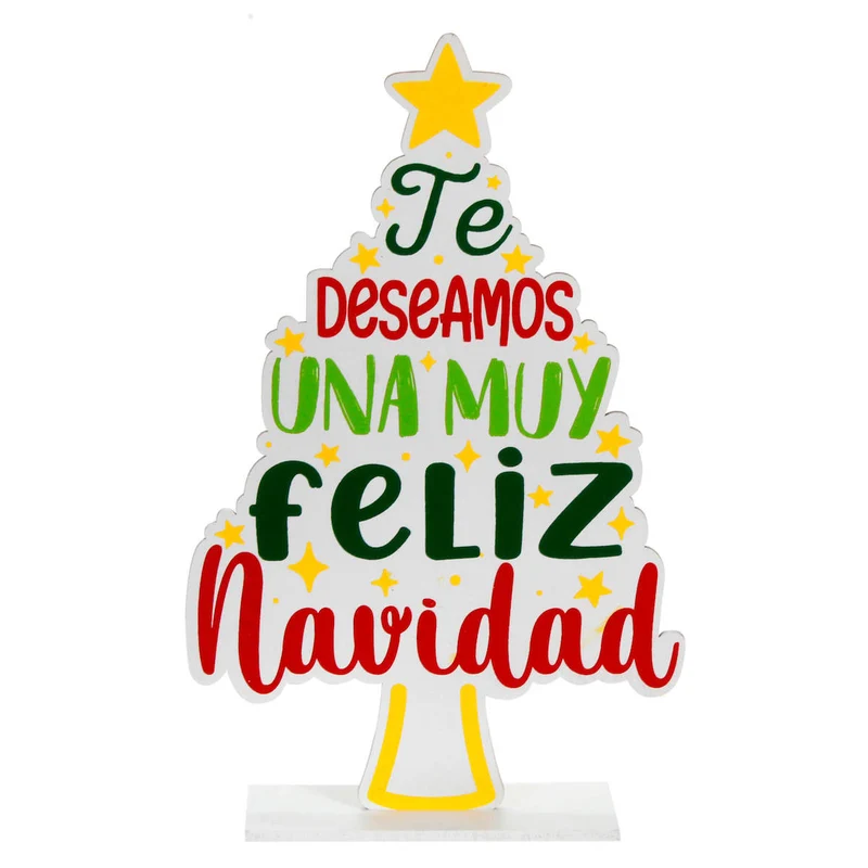 Art.5256 Pino Navidad A Color 30x19x5cm 1pz