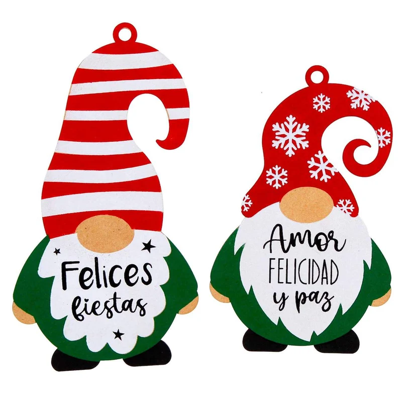 Art.5183 Gnomos De Color 18x10cm (Aprox) 2pz