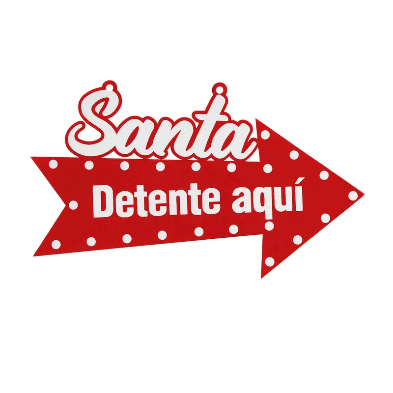 Art.5132 Flecha Navidad Chica Color 16x25cm 1pz