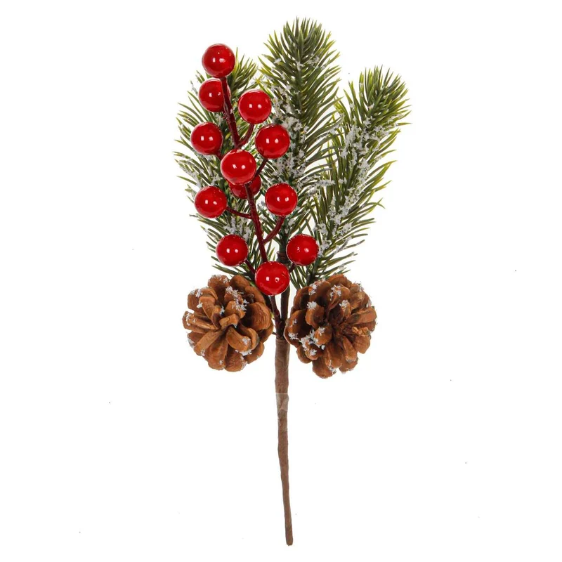 Art.4884 Pick Cerezas/Piña Nevado 24cm 1pz