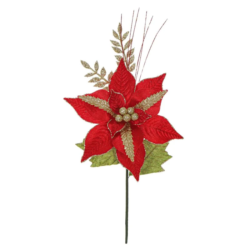 Art.4832 Vara Nochebuena 42x22cm 1pz