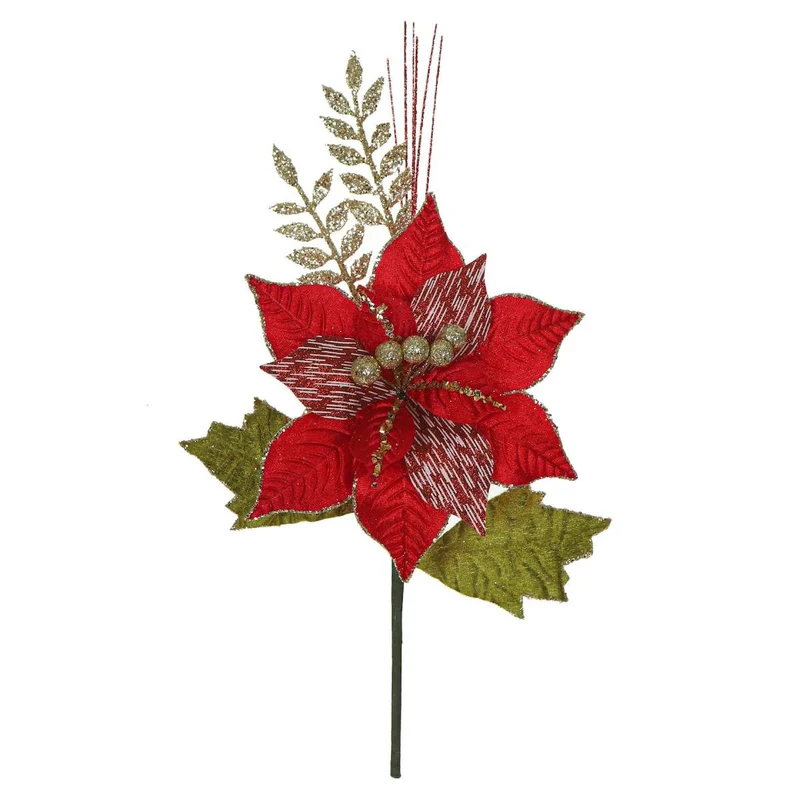 Art.4825 Vara Nochebuena A38xD18cm 1pz