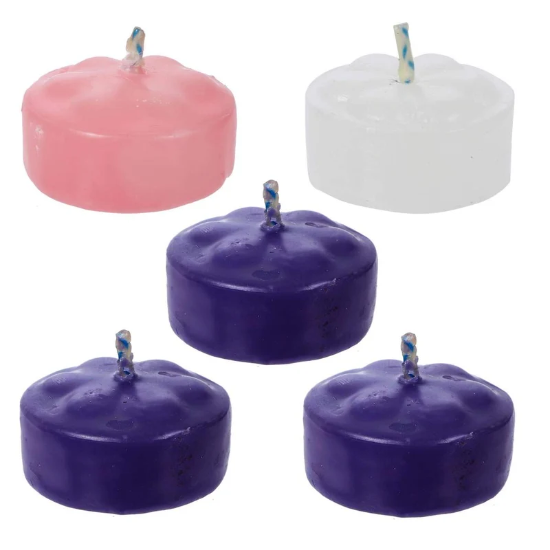 Art.5699 Velas De Adviento Flotantes 2x3.5cm 5pz