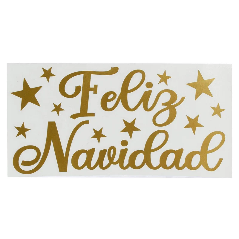 Art.5956 Vínil Navidad Estrella 14x27cm 1pz