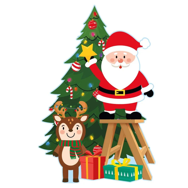 Art.5834 Adorno Navideño 59x39cm 1pz
