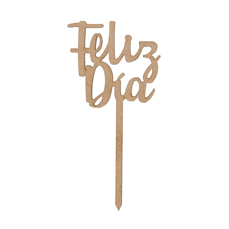 Art.7946 Pick Mini Feliz Día 11x5cm 1pz