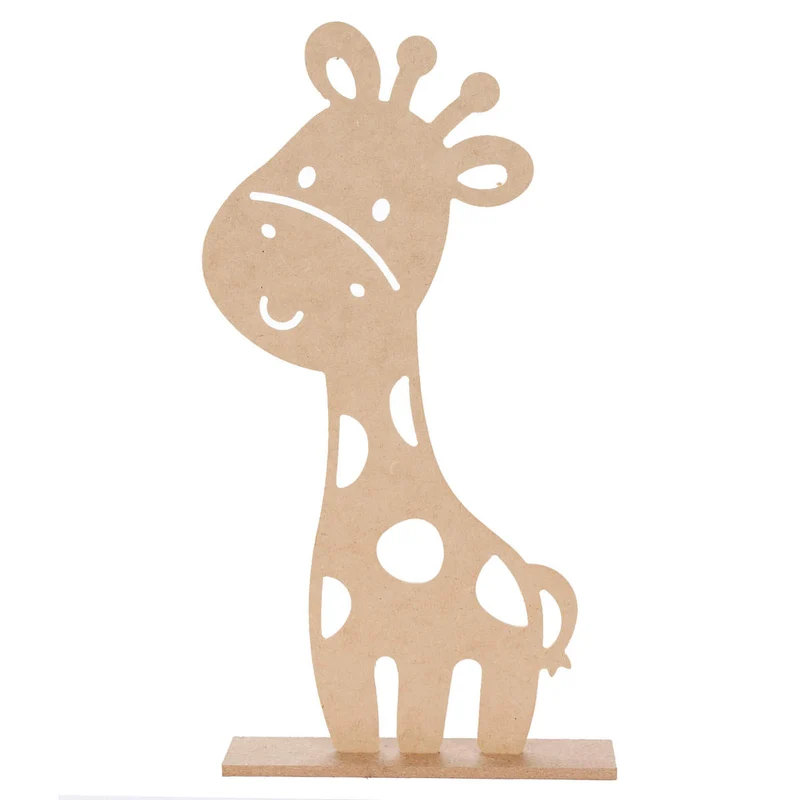 Art.7938 Jirafa Con Base Chica 32.5x17x4cm 1pz