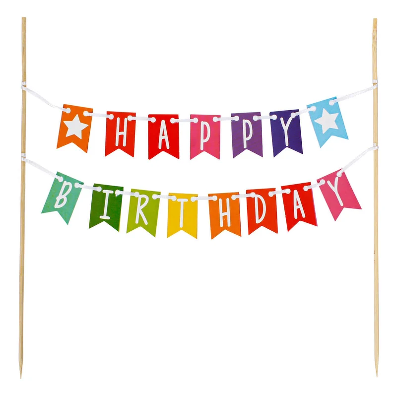 Art.7511 Letrero Happy Birthday 25x21cm 1pz