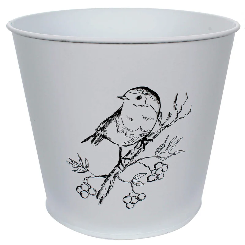 Art.2489 Base Metálica Diseño Con Pájaro 16x18.5cm 1pz