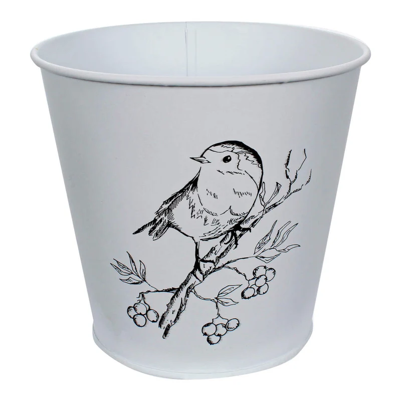 Art.2486 Base Metálica Diseño Con Pájaro 14.6x16cm 1pz