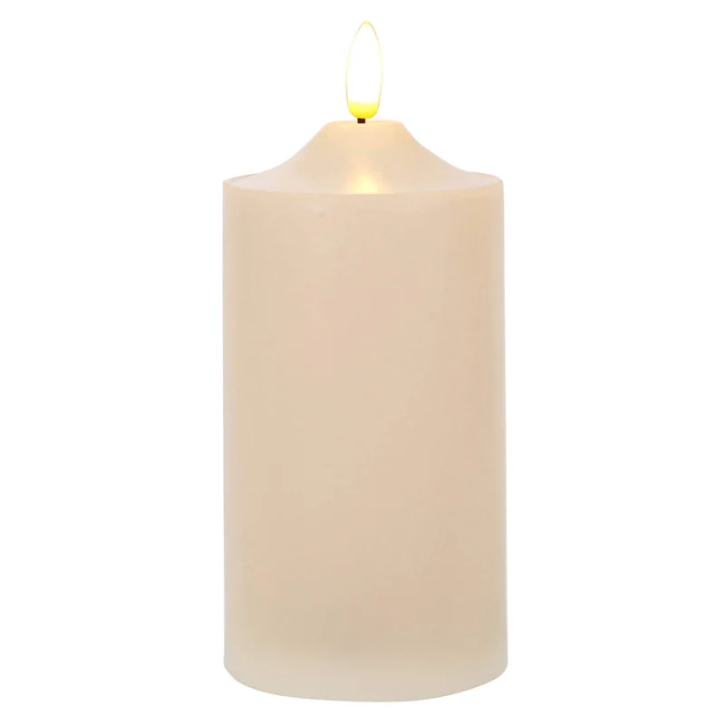 Art.2440 Vela con Luz Led 16.5x7.5cm 1pz