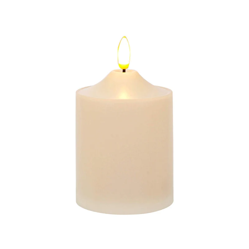 Art.2436 Vela con Luz Led 12.5x7.5cm 1pz