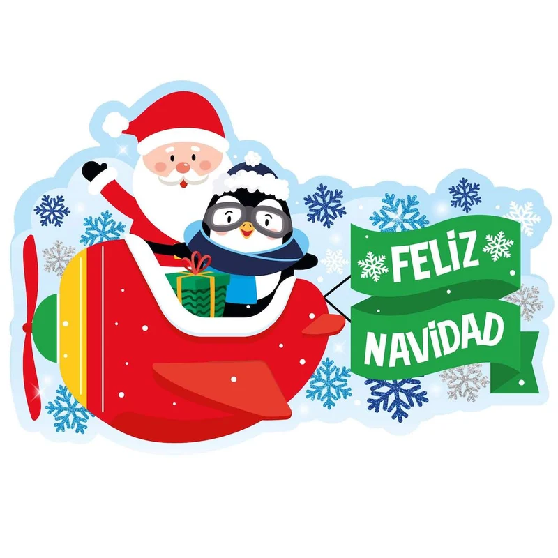Art.5815 Letrero Feliz Navidad 60x88cm 1pz