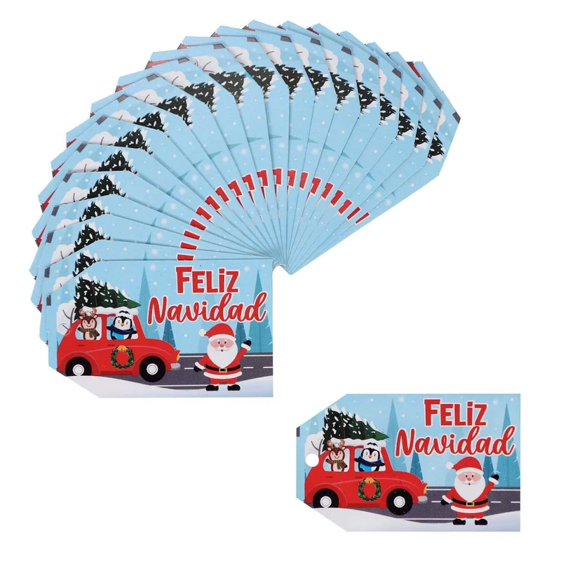 Art.5791 Tarjeta Navidad 6.5x4cm 20pz