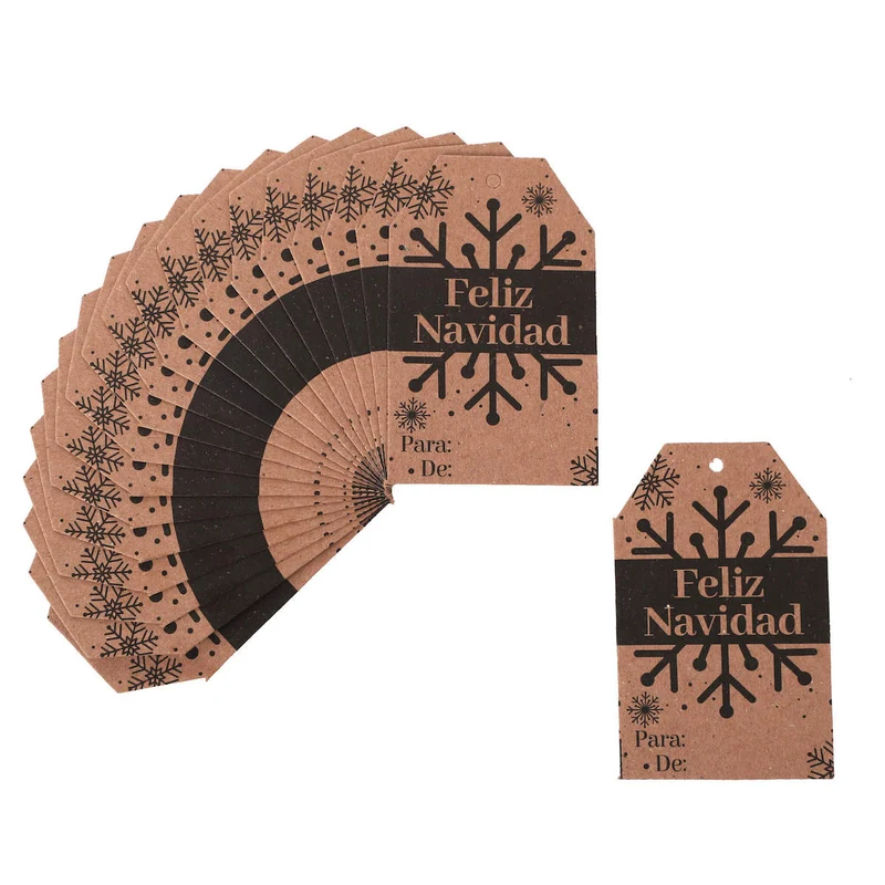 Art.5776 Tarjeta Navidad 8x5cm 20pz