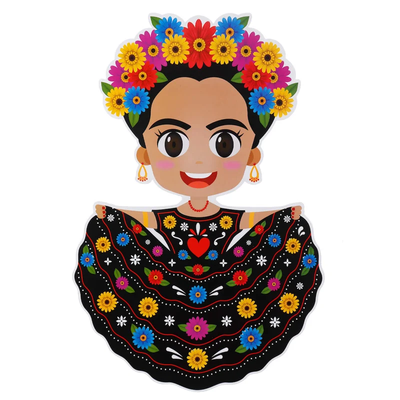 Art.5688 Adorno Mexicana 58x39cm 1pz