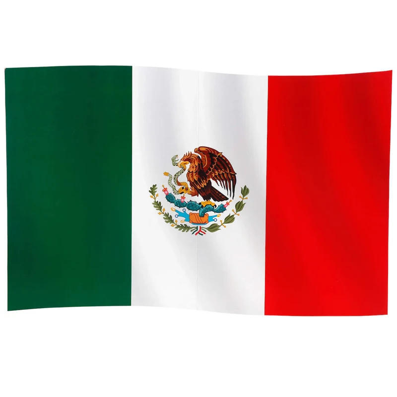 Art.5682 Bandera México 45x68cm 1pz