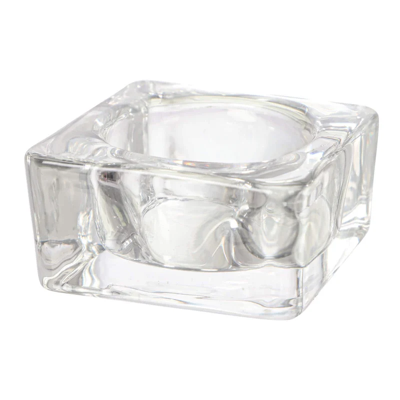 Art.4613 Porta Vela de Cristal 3x6cm 1pz