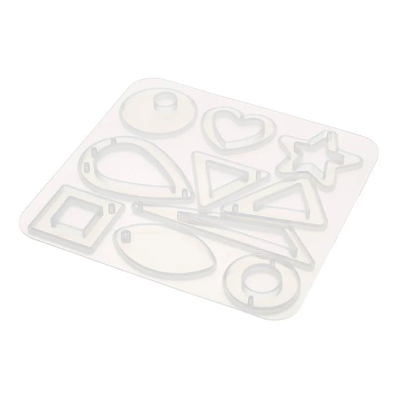 Art.5427 Molde De Silicón Figuras Bisutería 9x8.6cm 1pz