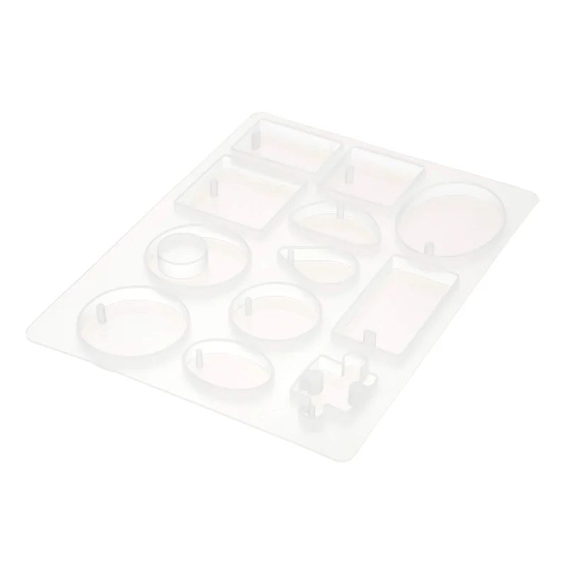 Art.5426 Molde De Silicón Figuras Bisutería 13x10cm 1pz