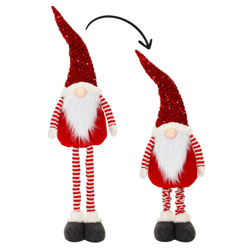 Art.7256 Adorno Peluche Navideño (Retráctil) 85-96cm 1pz