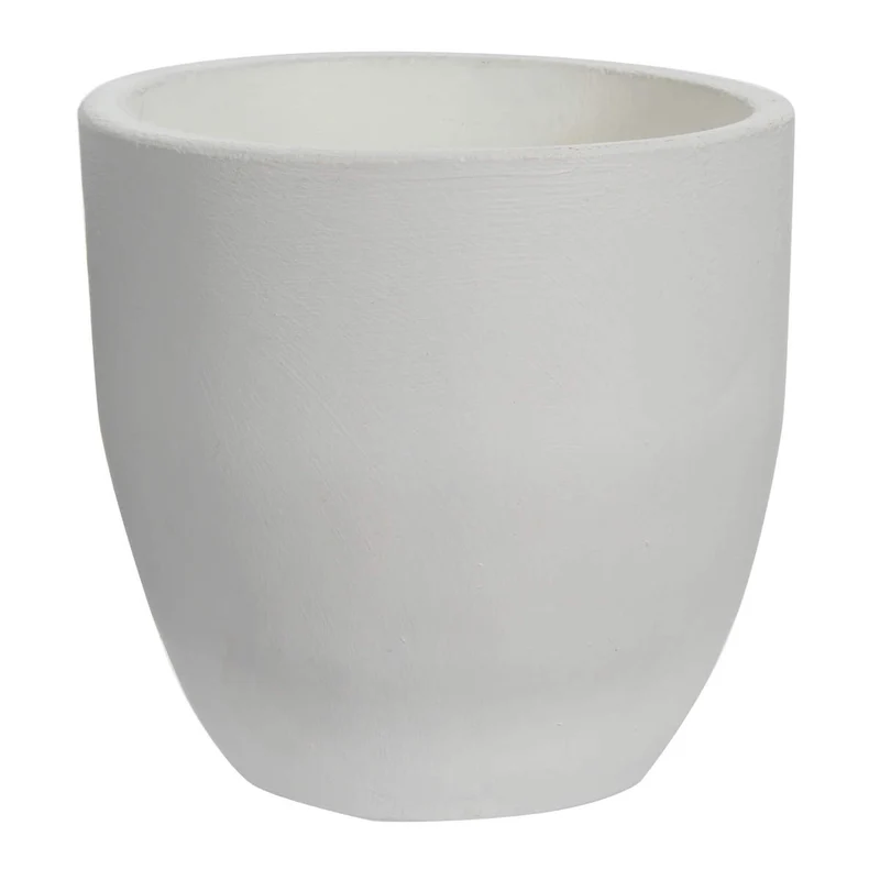 Art.6669 Maceta Barro Taza Pintada 11x11cm 1pz