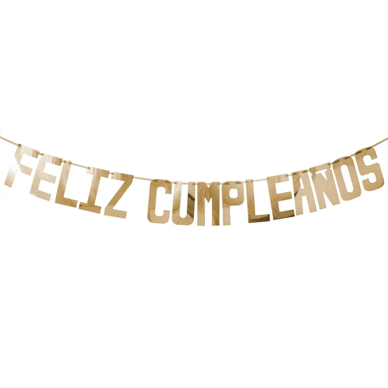 Art.6799 Guía Feliz Cumpleaños 14x7cm (Aprox) 2m 1pz
