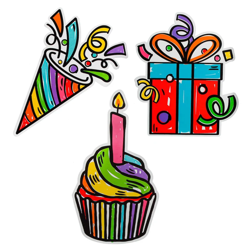 Art.6778 Kit De Cumpleaños 32x30cm 3pz