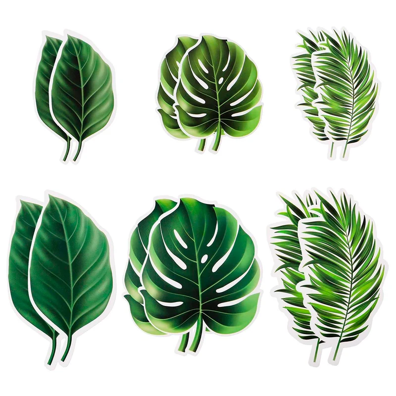 Art.6742 Kit Hoja Tropical 22.5-12cm Aprox 12pz