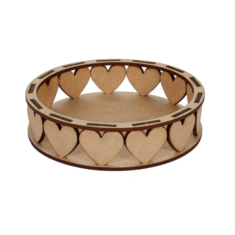 Art.6398 Base Corazones Chica 3x12cm 1pz
