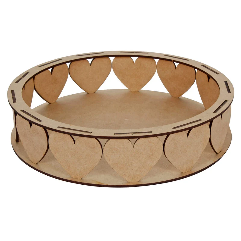 Art.6406 Base De Corazones Grande 5x22cm 1pz