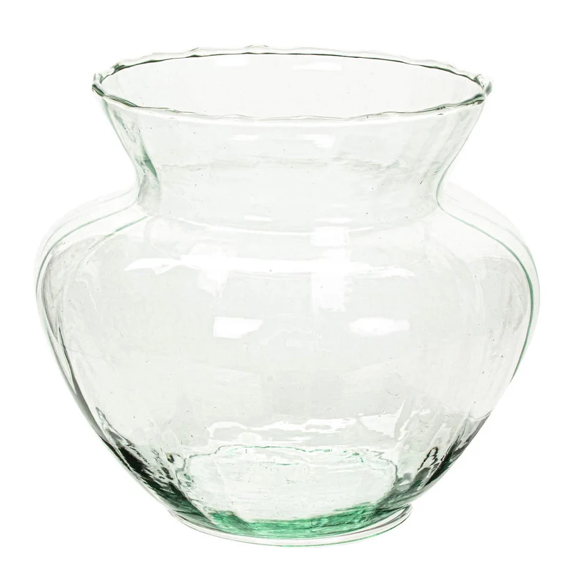 Art.6332 Florero Cristal 14x15.5cm (Aprox) 1pz