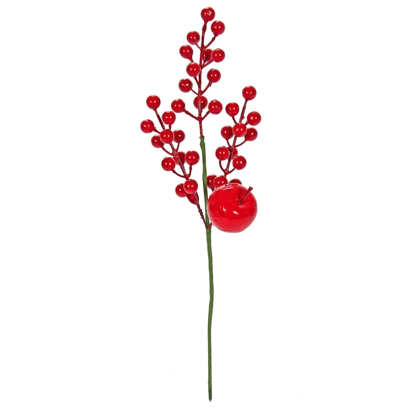 Art.1137 Vara De Cerezas Con Manzana 37cm 1pz