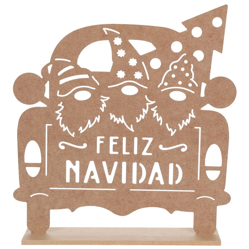 Art.10843 Camioneta Navidad Con Base 45x42x9cm 1pz