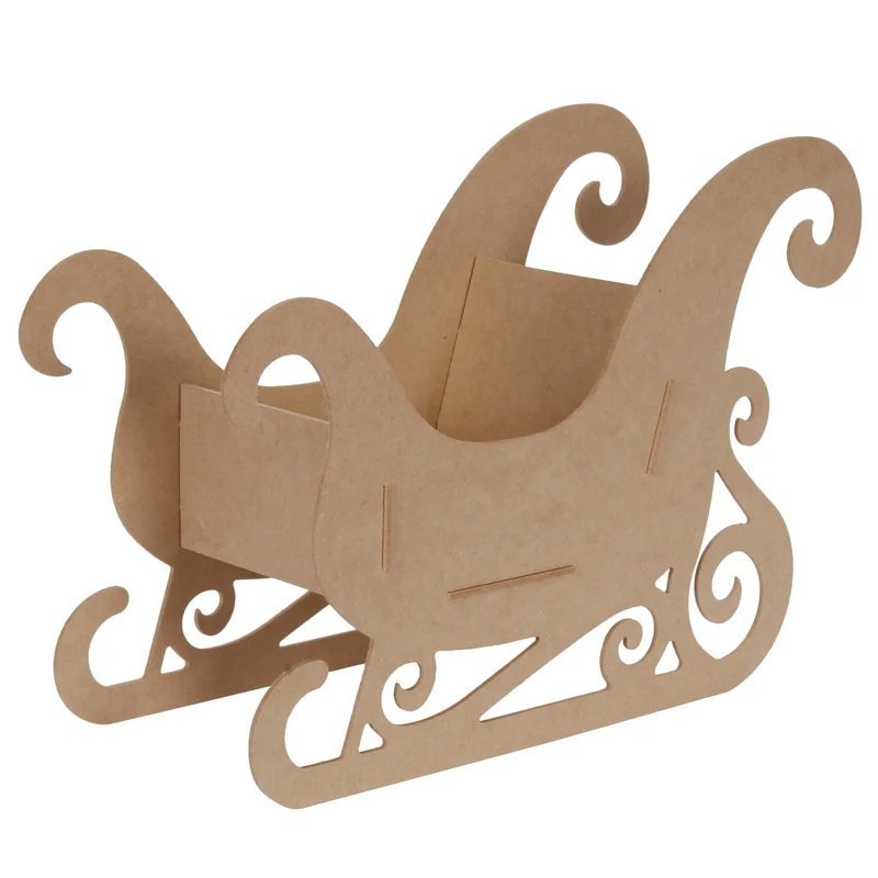 Art.10831 Trineo Santa Grande 25x36.5x14cm 1pz
