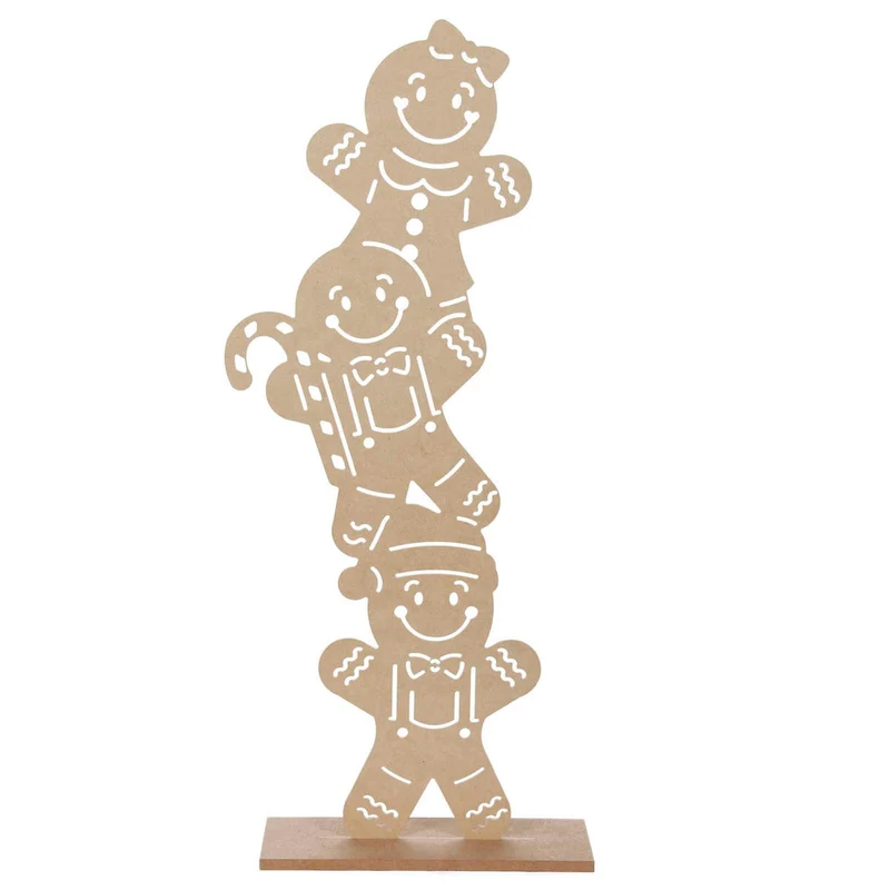Art.10842 Torre Personajes Navidad 65x34x10cm 1pz