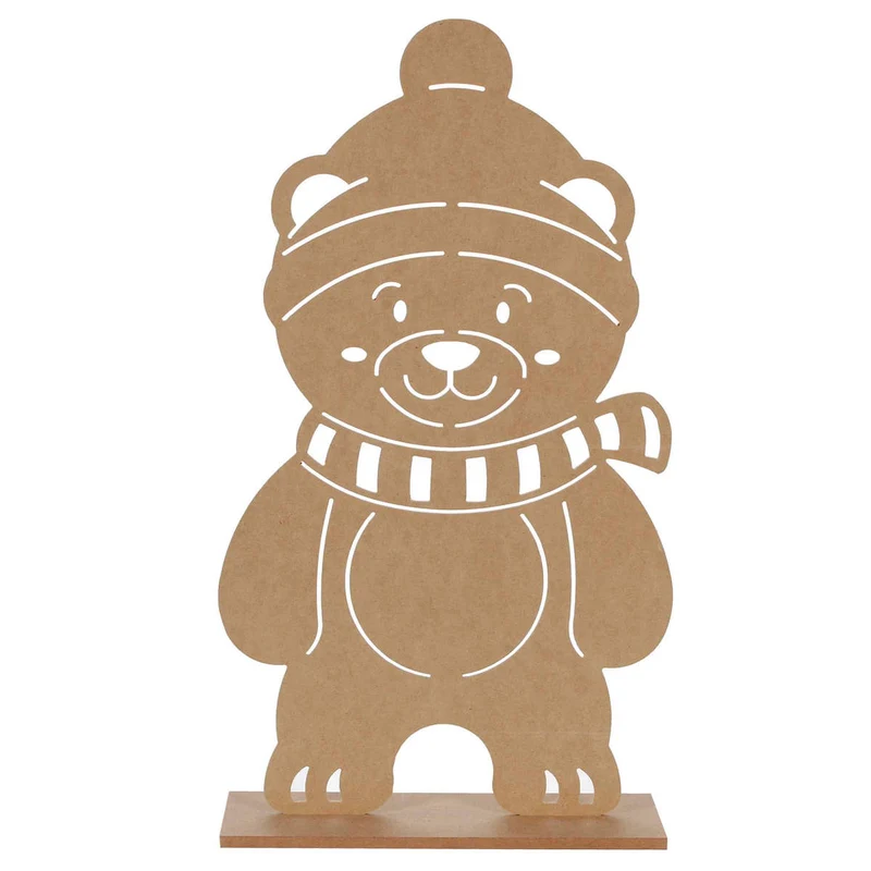Art.10839 Oso Navideño 60x34x12cm 1pz